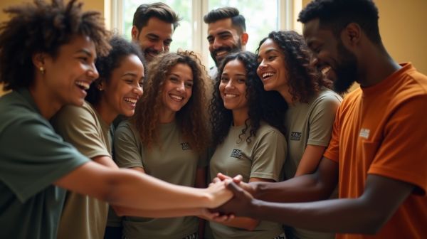 Créer l’esprit d’équipe avec des vêtements personnalisés pour groupes et équipes