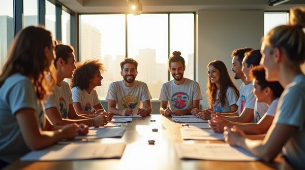 Créer l'esprit d'équipe avec des vêtements personnalisés pour groupes et équipes